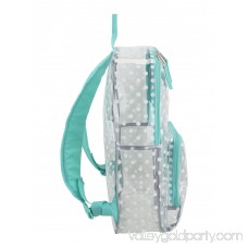 Eastsport Multi-Purpose Clear Backpack with Front Pocket, Adjustable Straps and Lash Tab 567669645